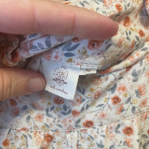 Oak Meadow Floral Tea Dress Small Mid Length - Picture 2 of 8